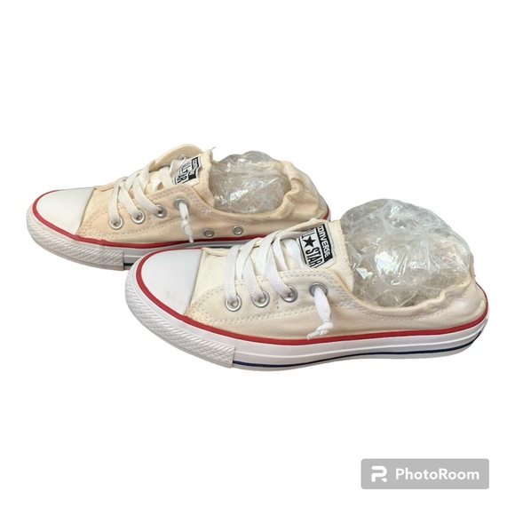 Converse Chuck Taylor‎ All Star Shoreline Slip Womens 7 Shoes Sneakers White Low - Picture 1 of 12